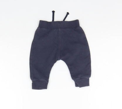 Nutmeg Baby Blue   Jogger Trousers Size 0-3 Months