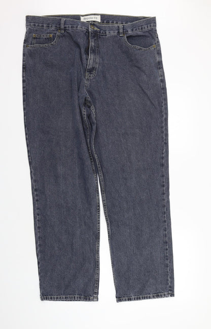 Cherokee Womens Blue   Straight Jeans Size 40 in L29 in