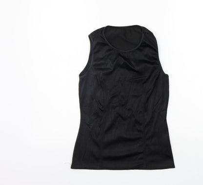 Womens UK Size 8 Marks and Spencer Black Basic Tank