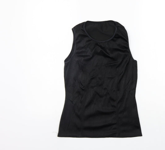Womens UK Size 8 Marks and Spencer Black Basic Tank