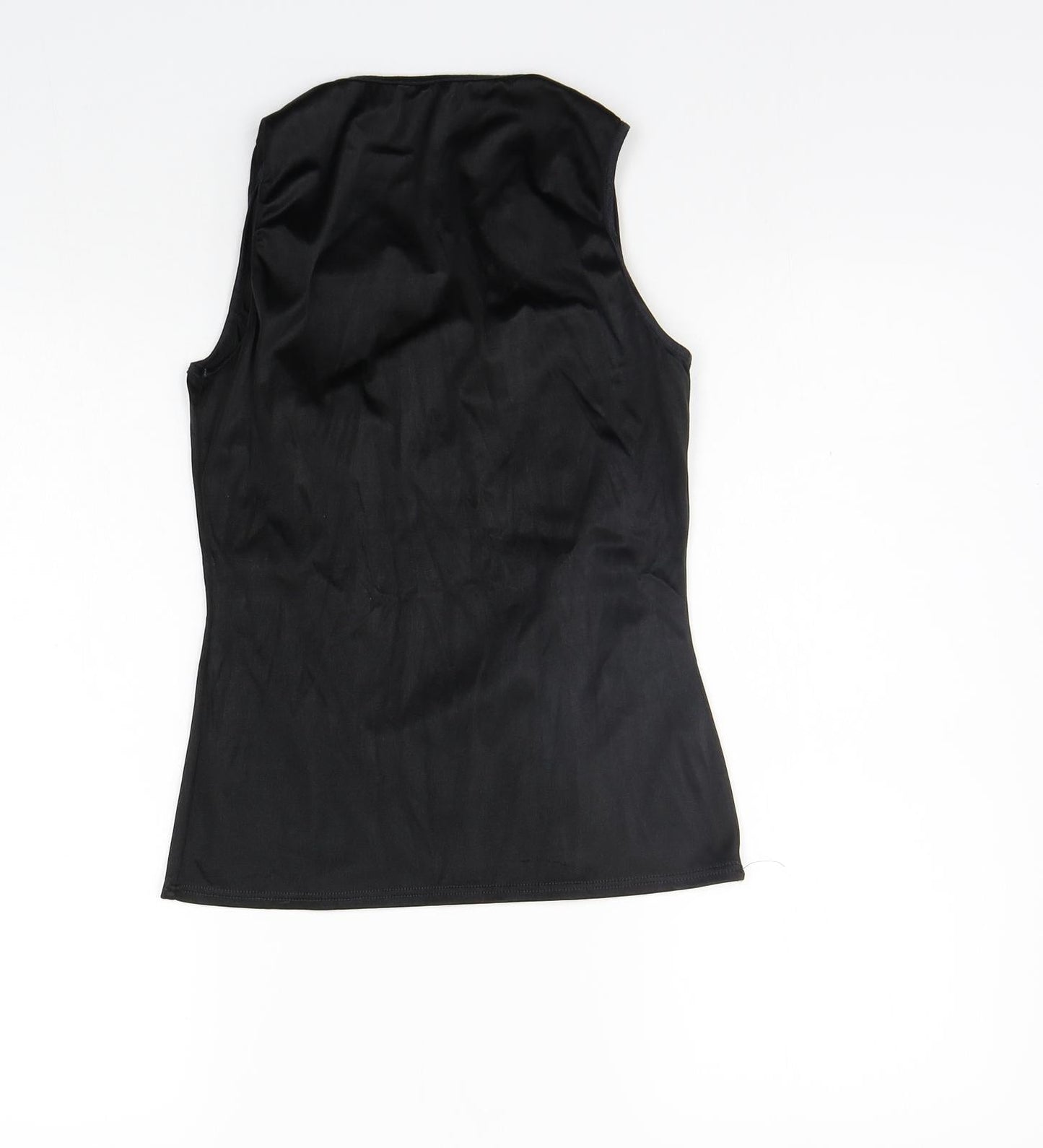 Womens UK Size 8 Marks and Spencer Black Basic Tank