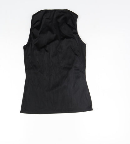 Womens UK Size 8 Marks and Spencer Black Basic Tank