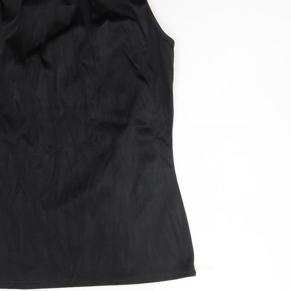 Womens UK Size 8 Marks and Spencer Black Basic Tank