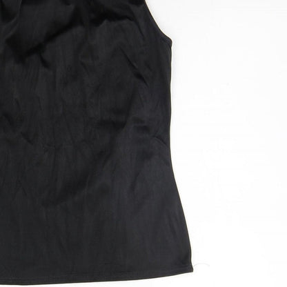 Womens UK Size 8 Marks and Spencer Black Basic Tank