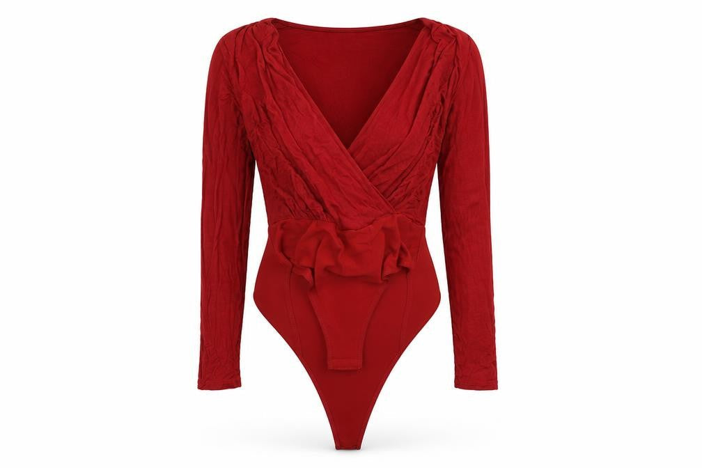 Womens UK Size S Primark One-Piece Red Jumpsuit