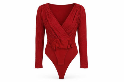 Womens UK Size S Primark One-Piece Red Jumpsuit