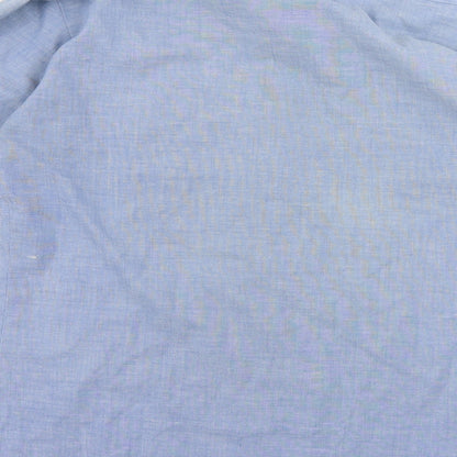 permanent press Mens Blue    Button-Up Size S