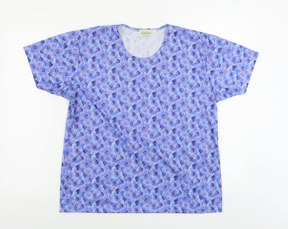 Womens UK Size XL CANDA Blue Basic Blouse