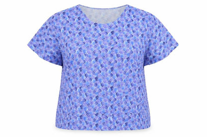 Womens UK Size XL CANDA Blue Basic Blouse