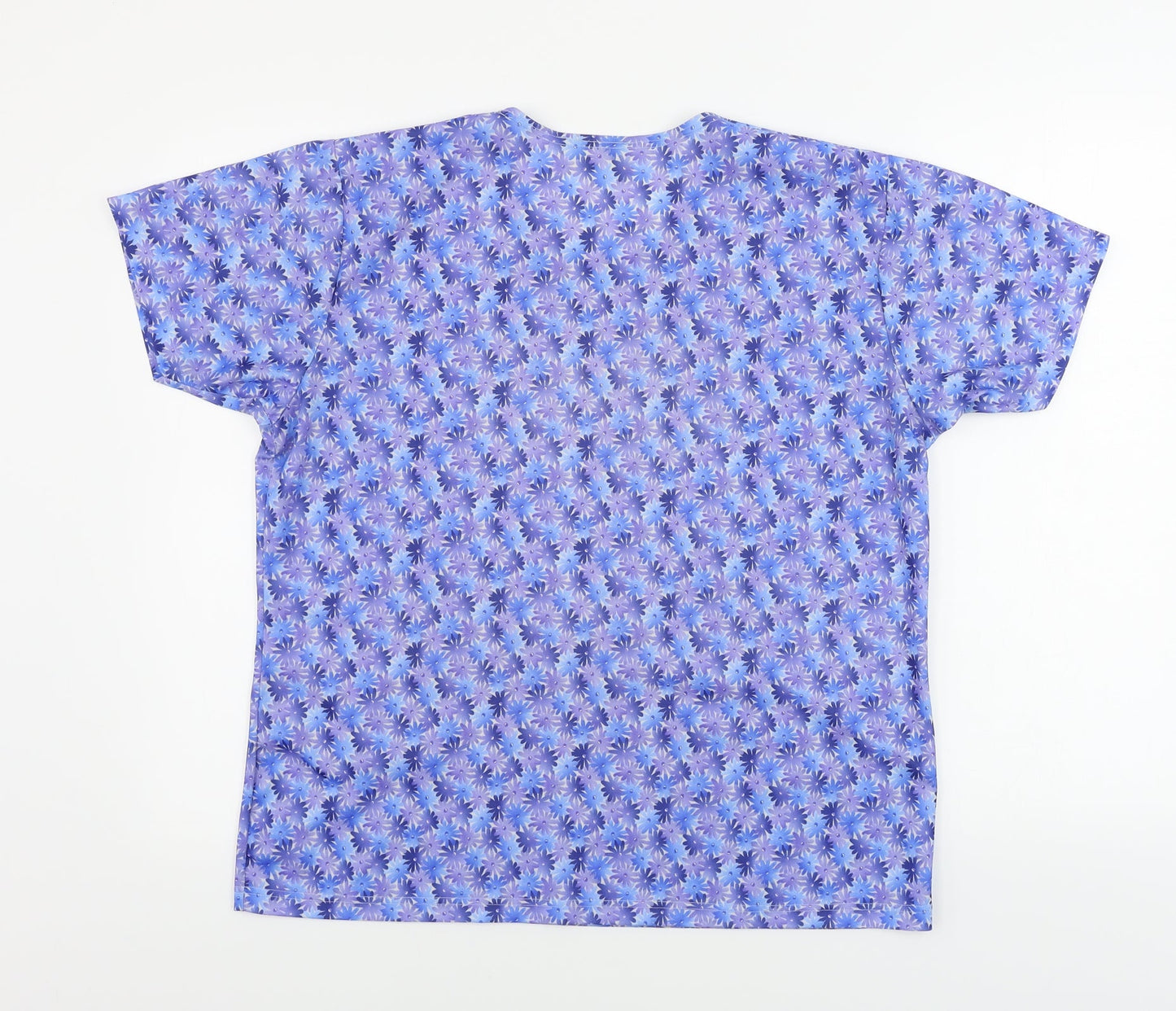 Womens UK Size XL CANDA Blue Basic Blouse