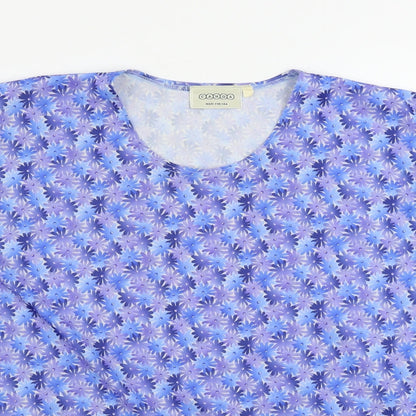 Womens UK Size XL CANDA Blue Basic Blouse