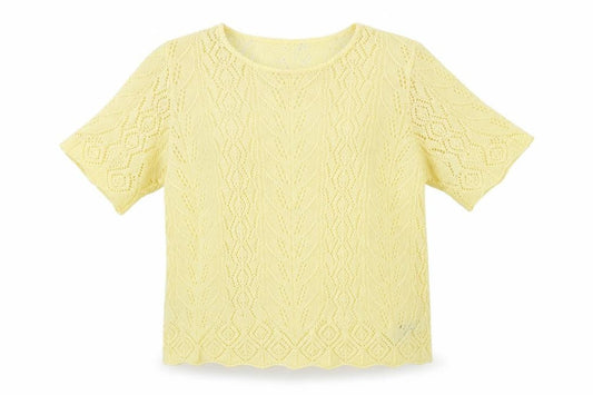 St Michael Womens Yellow Basic T-Shirt Size 12