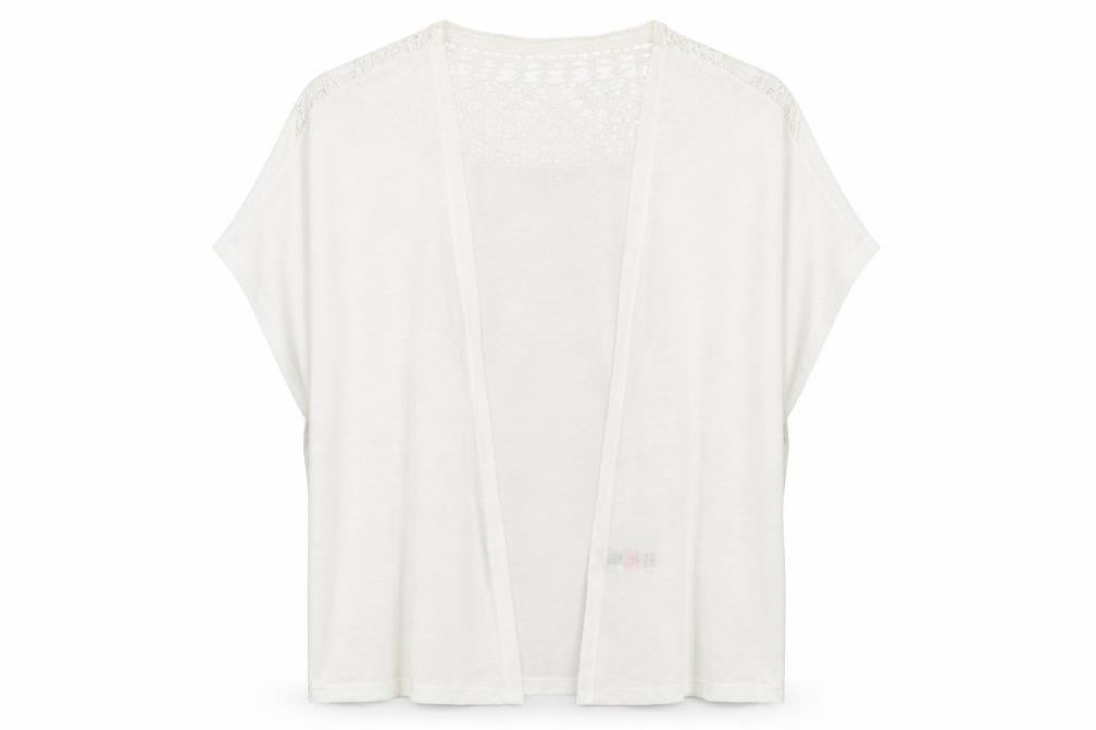 Womens UK Size L Dorothy Perkins White Cardigan Jumper