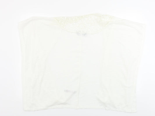 Dorothy Perkins  Womens White   Cardigan Jumper Size L