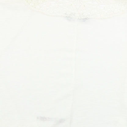 Dorothy Perkins  Womens White   Cardigan Jumper Size L