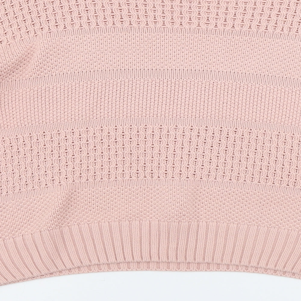 Womens UK Size L H&M Pink Pullover Jumper