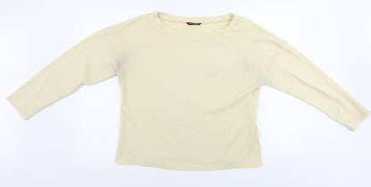 SheIn Womens Yellow   Pullover Jumper Size M