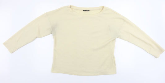 SheIn Womens Yellow   Pullover Jumper Size M