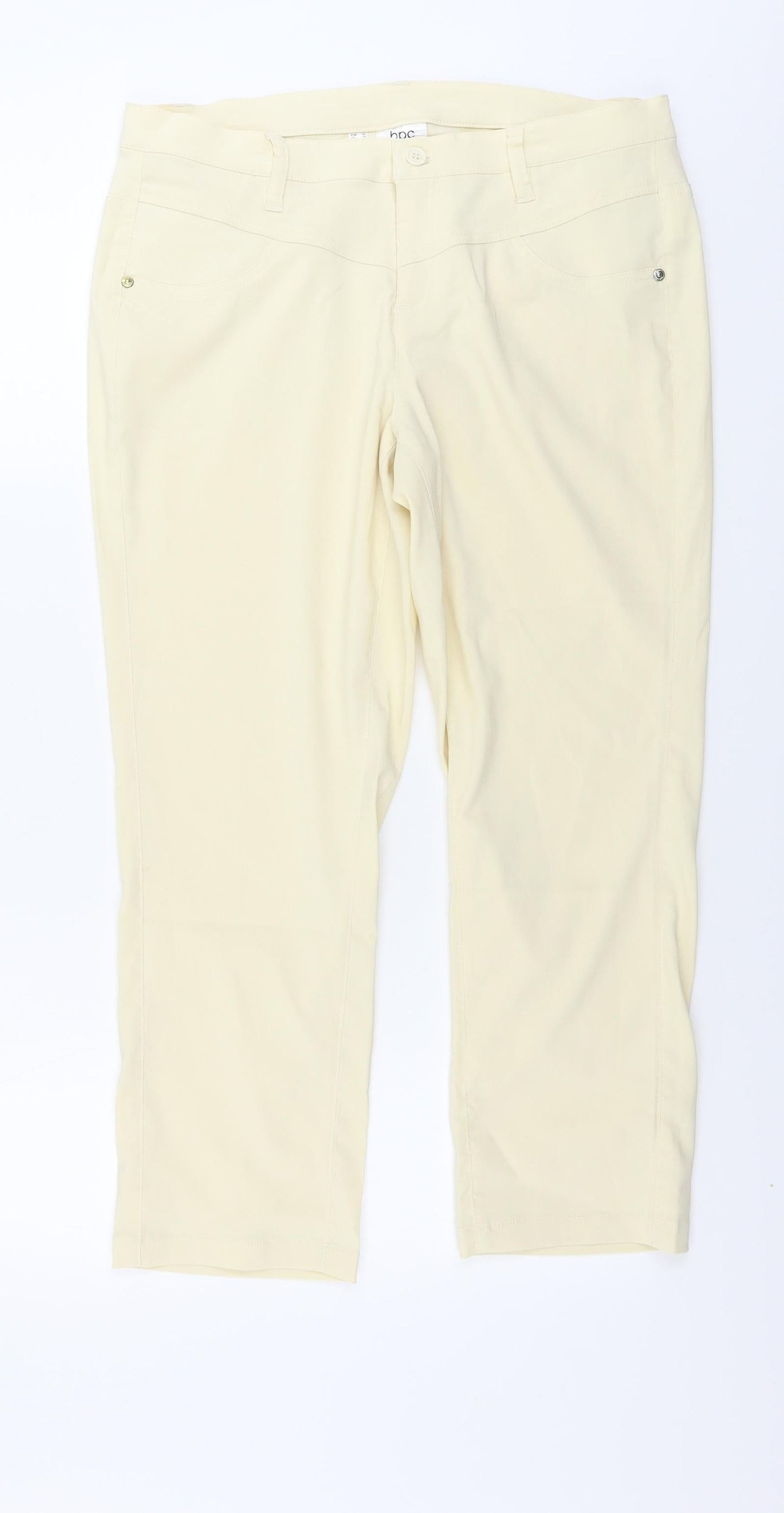 Womens UK Size 16 BPC Regular Fit  Ivory Trousers