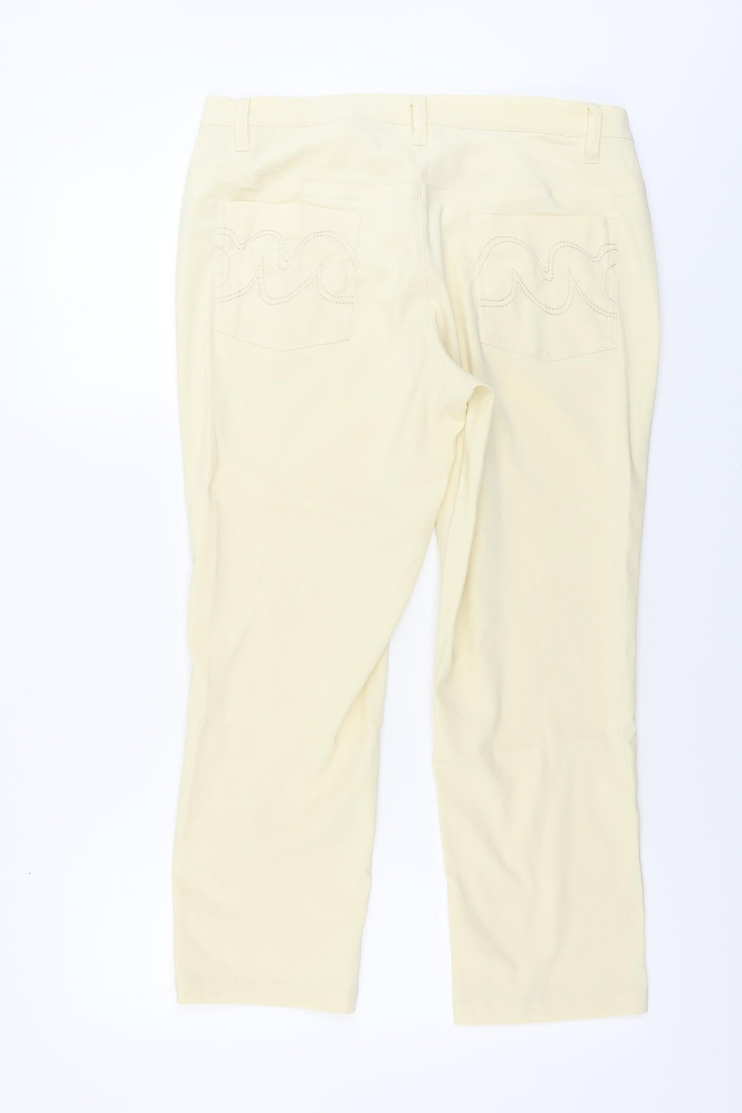 Womens UK Size 16 BPC Regular Fit  Ivory Trousers
