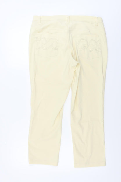 Womens UK Size 16 BPC Regular Fit  Ivory Trousers