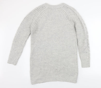 TU Womens Grey   Jumper Dress  Size 10