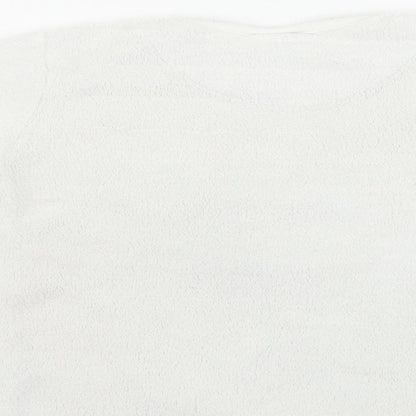 Disney  Girls White   Pullover Jumper Size 6-7 Years
