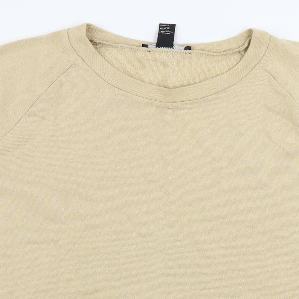 FOREVER 21 Womens Beige   Pullover Jumper Size M