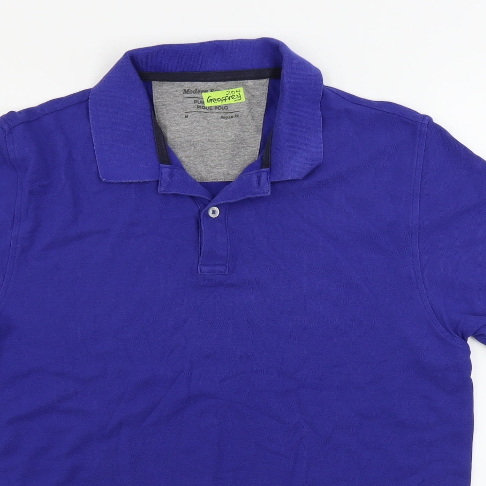 Mens UK Size M Preworn Cotton Polo Shirt