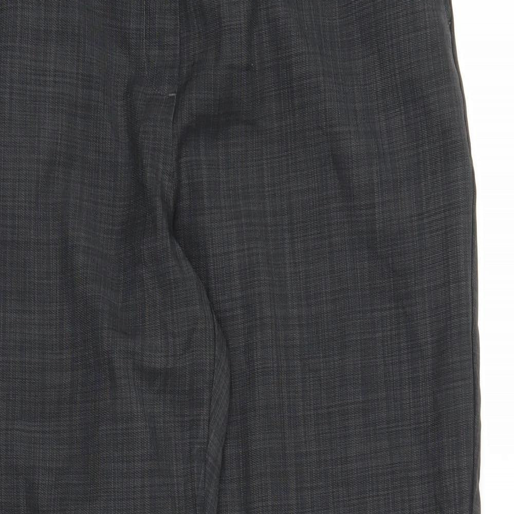 Womens UK Size 14 M&S Regular Fit Capri Grey Trousers