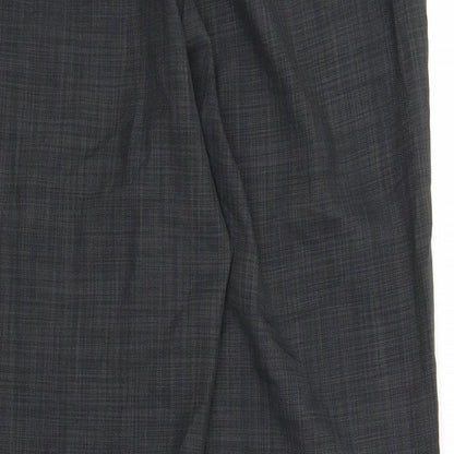 Womens UK Size 14 M&S Regular Fit Capri Grey Trousers