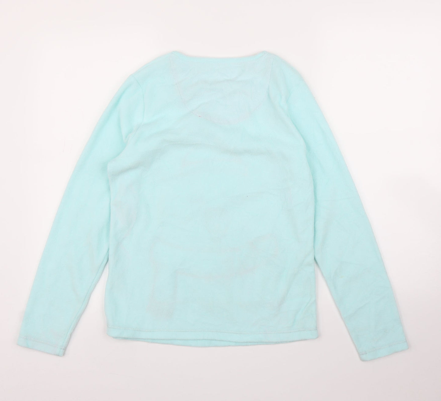 TU Womens Blue Solid  Top Pyjama Top Size 8
