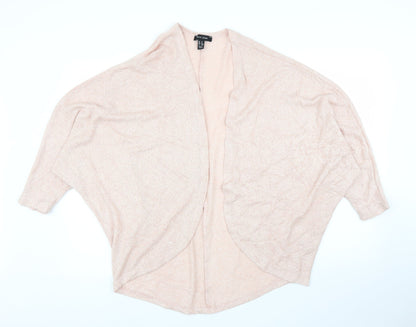 Womens UK Size M New Look Pink Cardigan Jumper