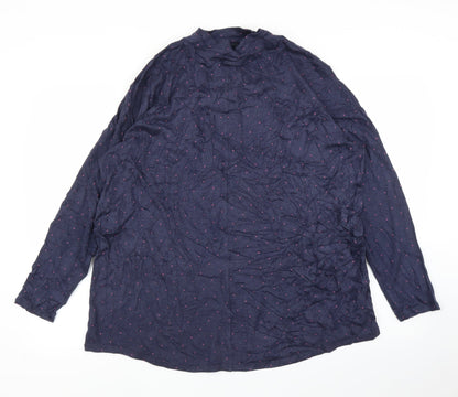 Womens UK Size 18 M&S Blue Pullover Jumper