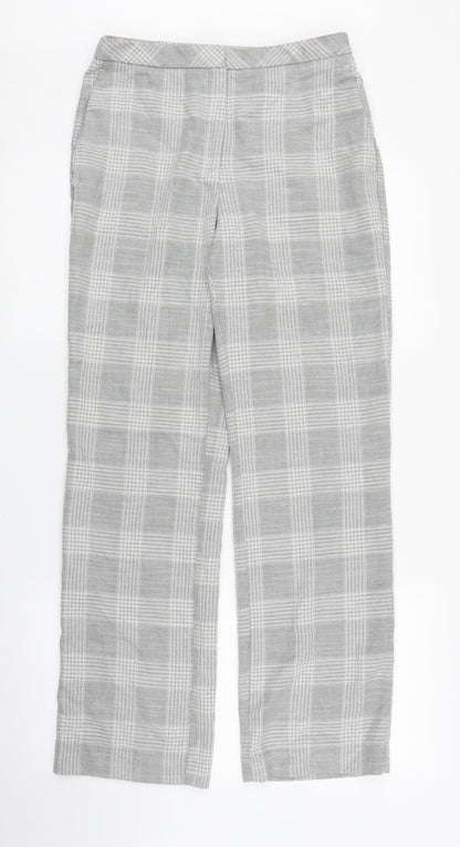 Womens UK Size 10 H&M Regular Fit  Grey Trousers