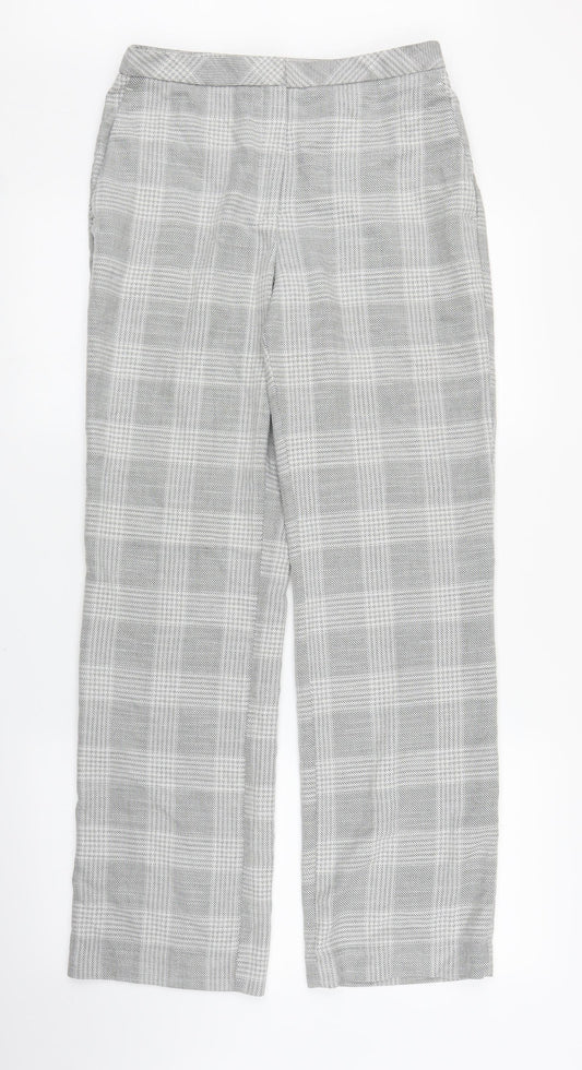 Womens UK Size 10 H&M Regular Fit  Grey Trousers