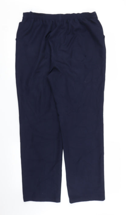 Womens UK Size 12 Matalan Regular Fit Capri Blue Trousers