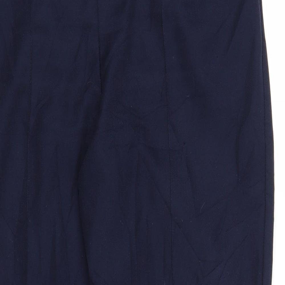 Womens UK Size 12 Matalan Regular Fit Capri Blue Trousers