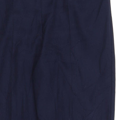 Womens UK Size 12 Matalan Regular Fit Capri Blue Trousers