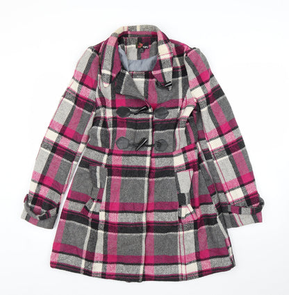 Womens UK Size 8 Yumi Purple Overcoat