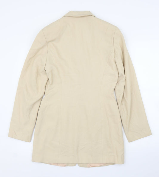 Womens UK Size 10 Principles Beige Cardigan Jumper