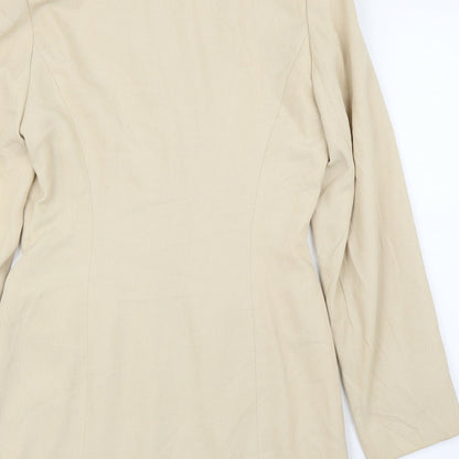 Womens UK Size 10 Principles Beige Cardigan Jumper