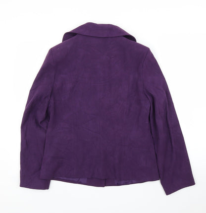 EWM Womens Purple   Cardigan Jumper Size 10