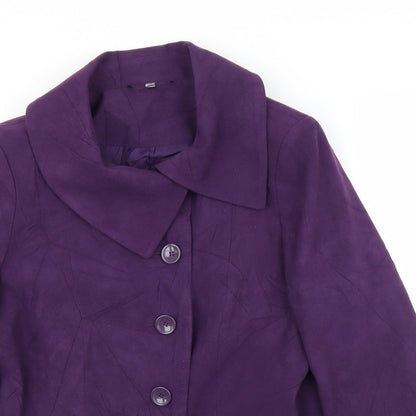 EWM Womens Purple   Cardigan Jumper Size 10