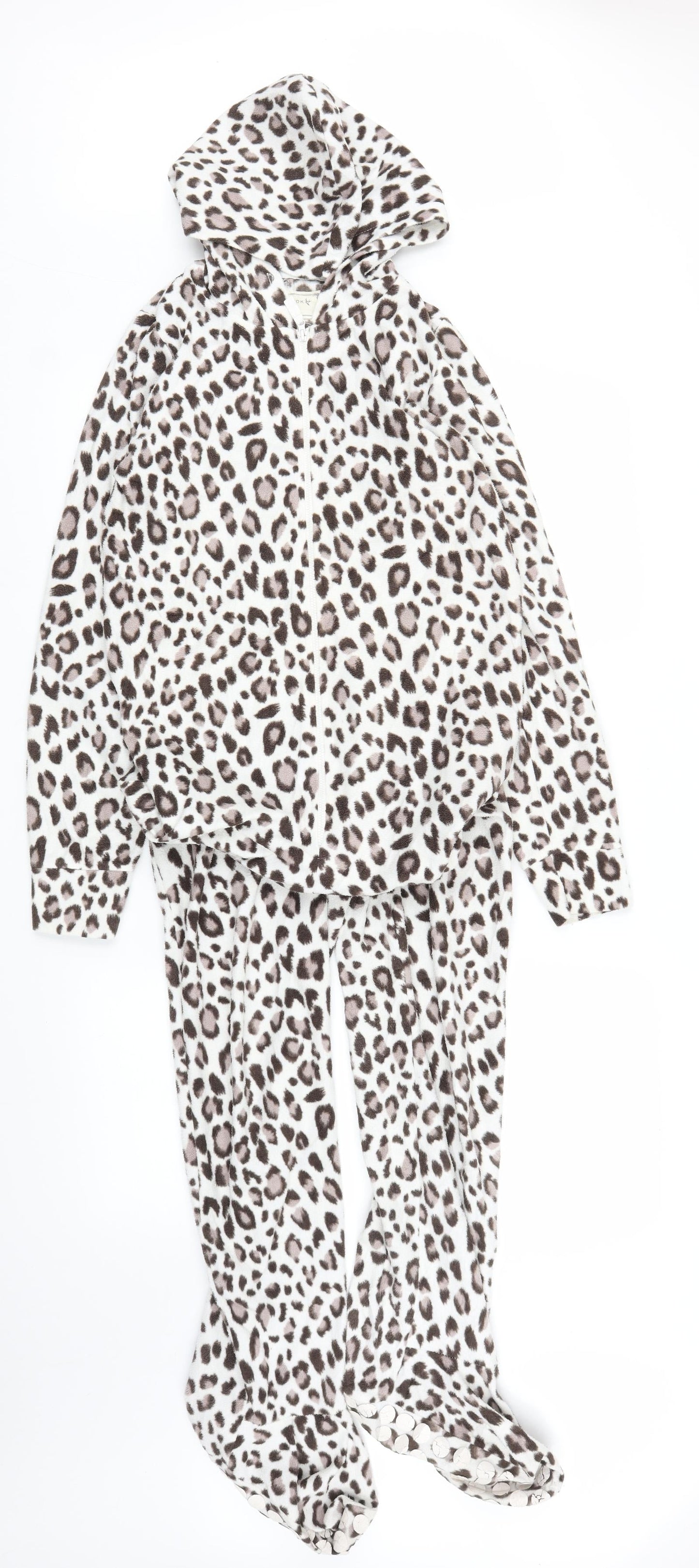 New Look Womens Beige Animal Print  Capri One Piece Size S  - Leopard print