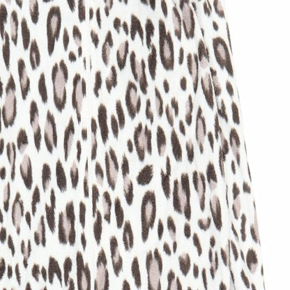 New Look Womens Beige Animal Print  Capri One Piece Size S  - Leopard print