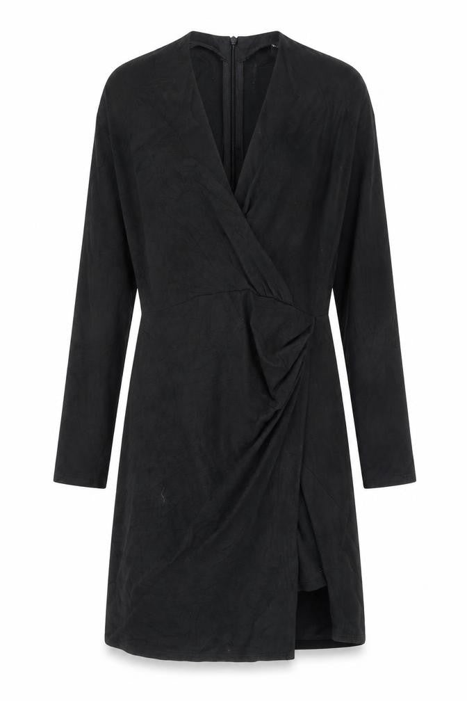 Missguided Womens Black   Wrap Dress  Size 10