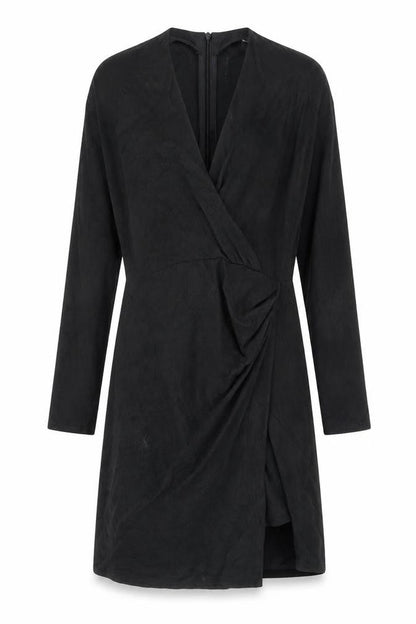 Missguided Womens Black   Wrap Dress  Size 10