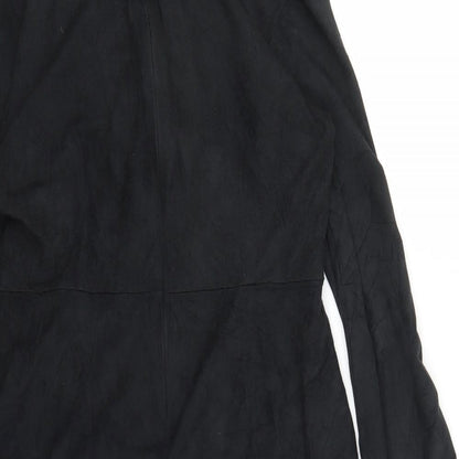 Missguided Womens Black   Wrap Dress  Size 10