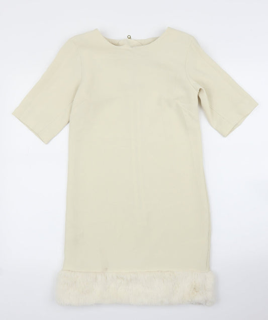 Topshop Womens Ivory   Shift  Size 6